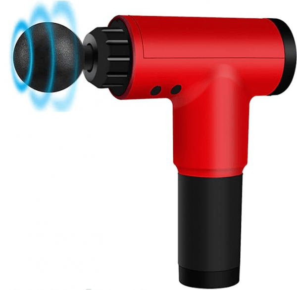 Portable Massage Gun 4 Heads Handheld Rechargeable