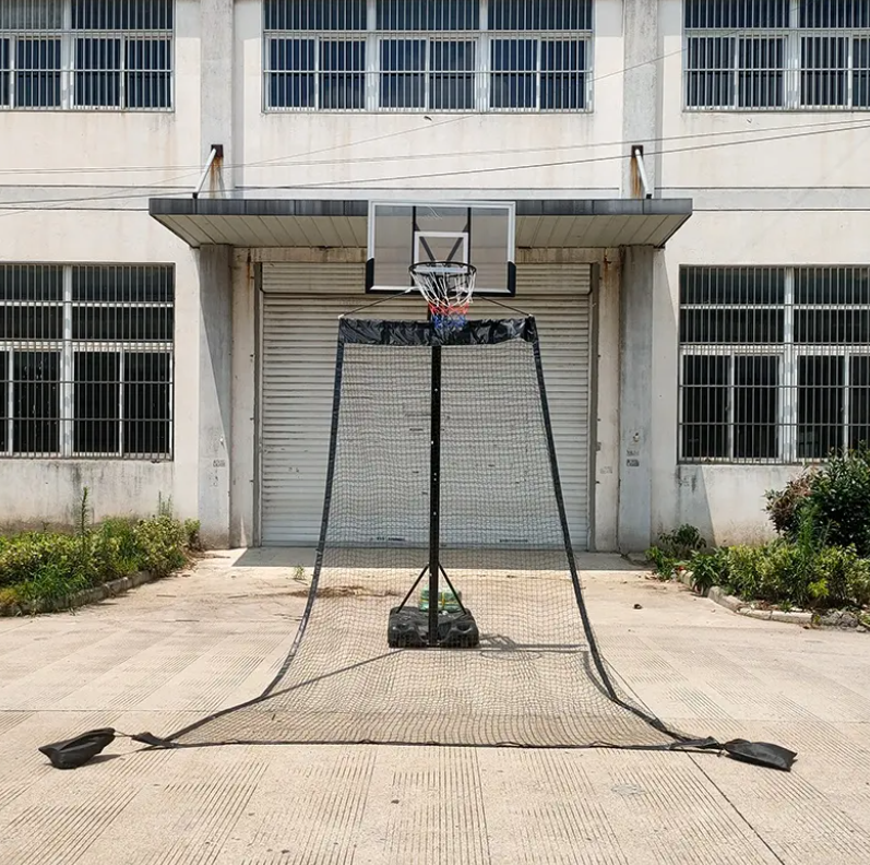 Basketball Hoop Return System For Shooting Practice With Rebounder Net + Snap Deal.