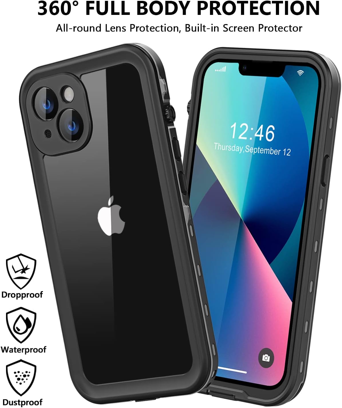 iPhone 13 Mini Waterproof Shockproof Case