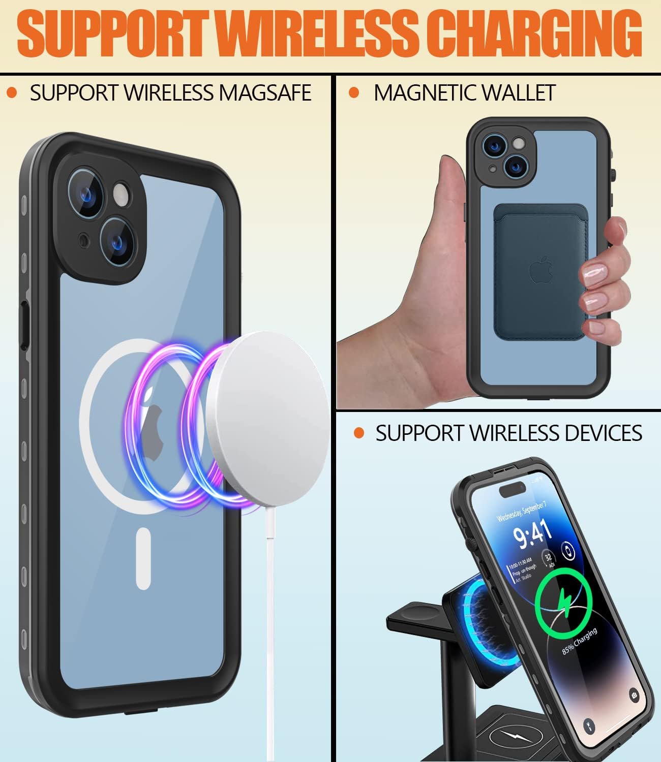 iPhone 14 Plus Waterproof Case with Megasafe