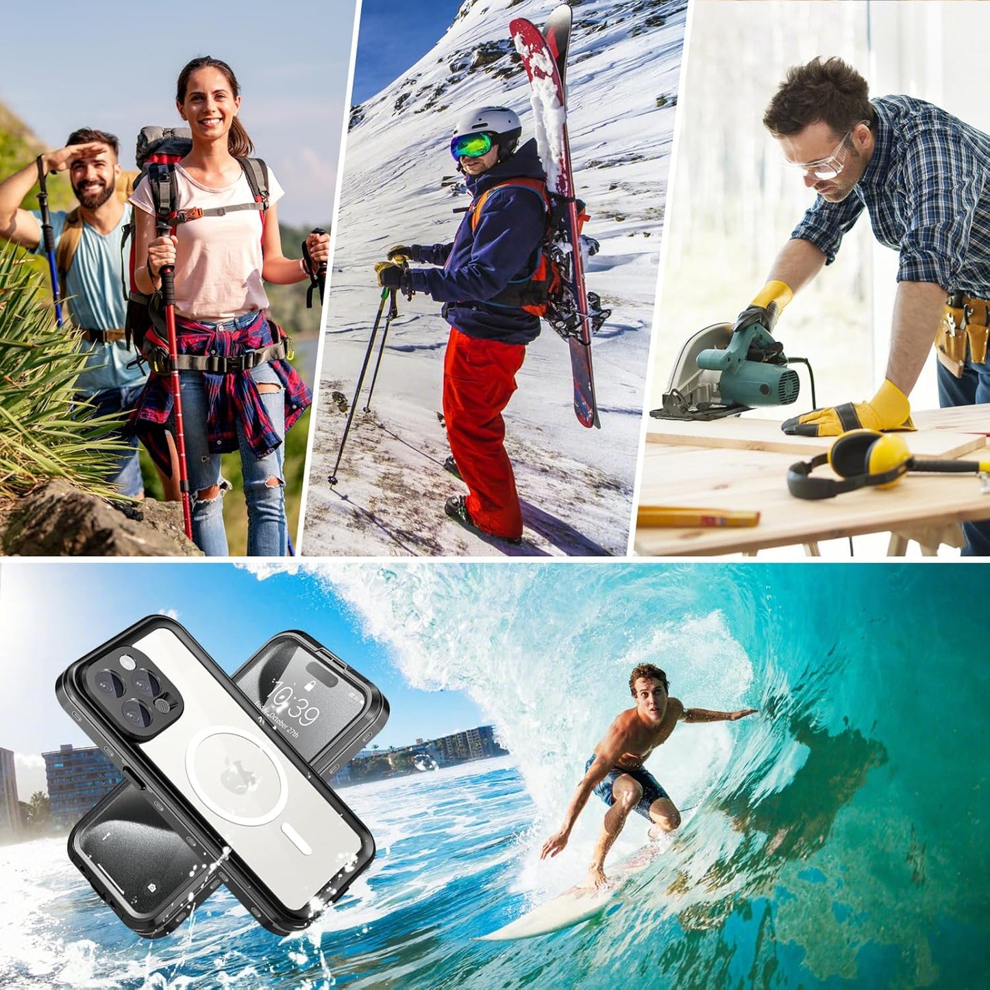iPhone 15 Pro Waterproof Case Shockproof Case