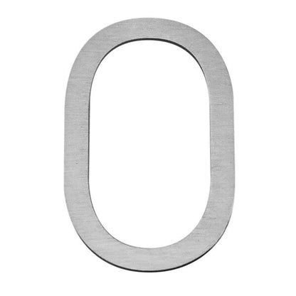 Letterbox Number House Number Stick On Slim 300mm - Stainless Steel