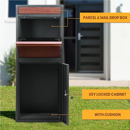 Heavy Duty Outdoor Free-Standing Parcel Delivery Box 1020x410x380 mm