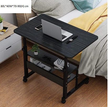 Computer Desk Laptop Table With Wheel - 80 CM +  Snap Deal.