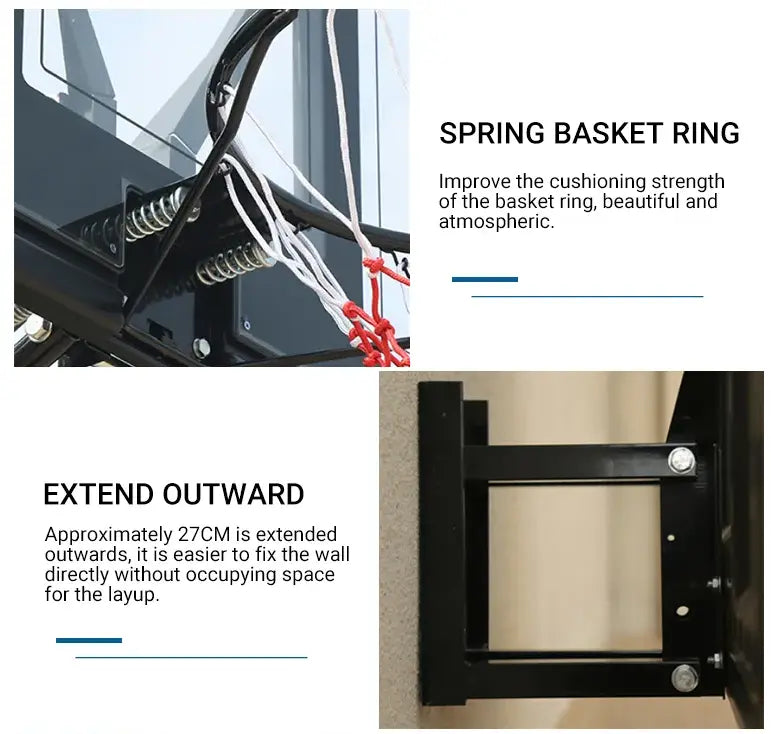 Professional Basketball Backboard Wall Mounted   Relaxio.