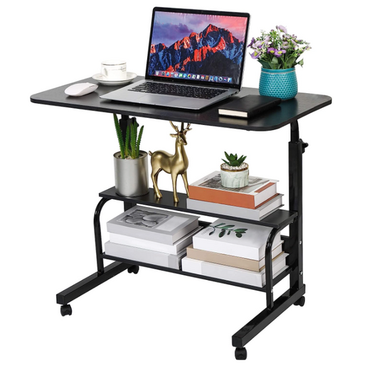 Computer Desk Laptop Table With Wheel - 80 CM +  Snap Deal.