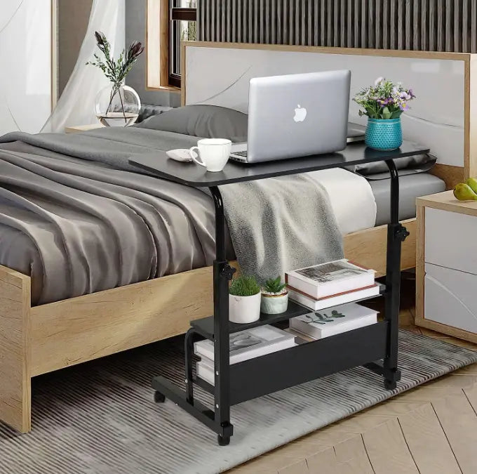 Computer Desk Laptop Table With Wheel  60 CM +  Snap Deal.