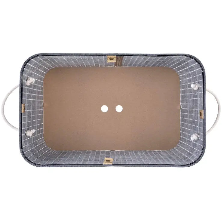 Bamboo Laundry Basket in 2  Compartments - Laundry Hamper with Lid +  Relaxio.