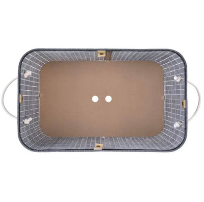 Bamboo Laundry Basket in 2  Compartments - Laundry Hamper with Lid +  Relaxio.