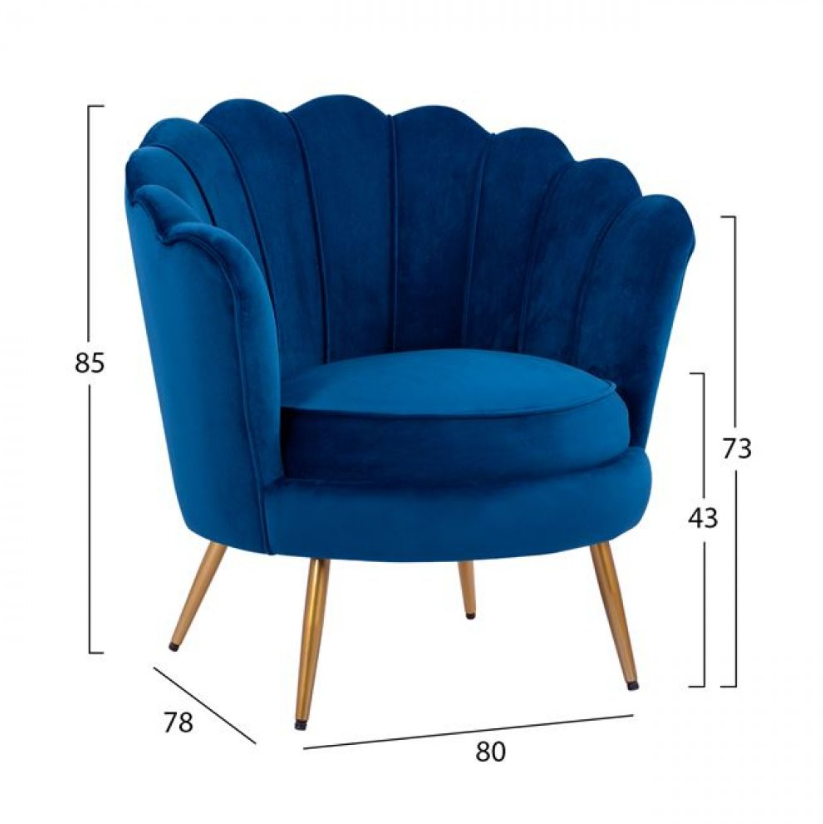 Comfortable Velvet Living Room Sofa Chair +  Relaxio.