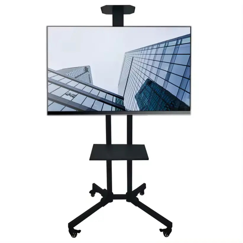 Universal TV Stand Cart Trolley 32 to 65 Inch Mobile TV Cart Rolling Trolley Stand   Relaxio.