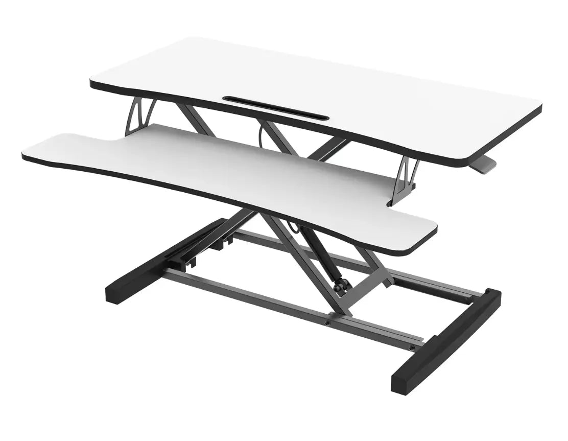 My Office Height Adjustable Desk Riser Standing Desk   Relaxio.