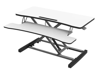 My Office Height Adjustable Desk Riser Standing Desk   Relaxio.