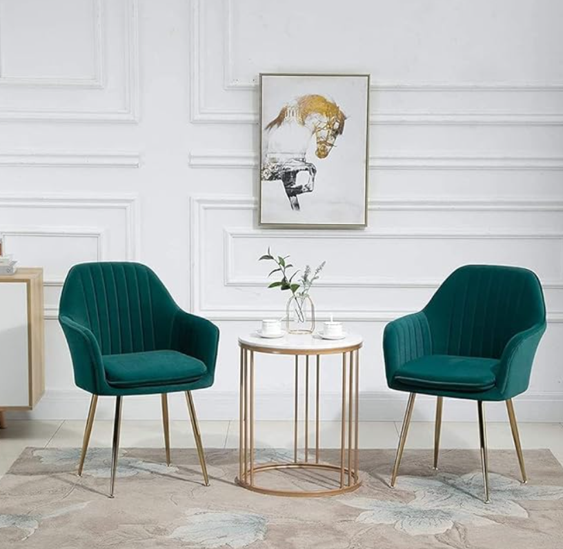 Luxury Living Room Chair Dining Chairs Set Of 2 Pcs Promo +  Snap Deal.