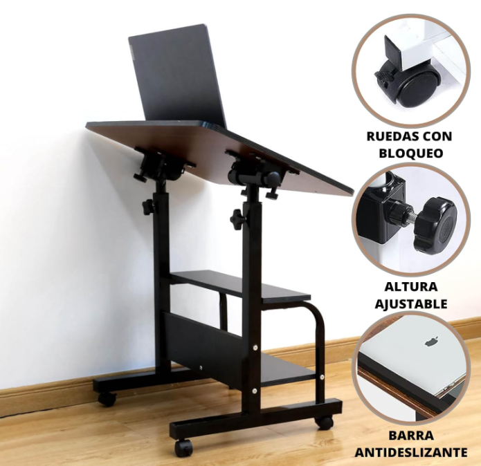 Computer Desk Table With Wheels Care Table   Relaxio.