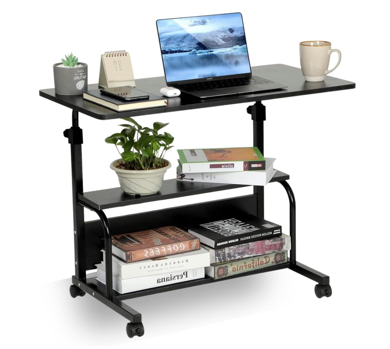 Computer Desk Table With Wheels Care Table   Relaxio.