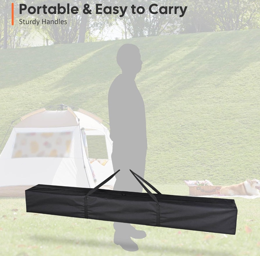 Outdoor Portable Gazebo 3x3m – Water-Resistant Canopy Tent with Carry Bag