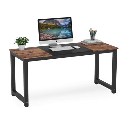 TriWood Computer Desk – Modern Study & Office Table (100cm) Desktop Computers