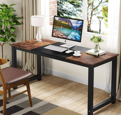 TriWood Computer Desk – Modern Study & Office Table (100cm) Desktop Computers