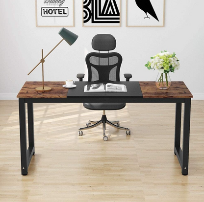 TriWood Computer Desk – Modern Study & Office Table (100cm) Desktop Computers