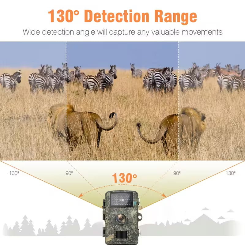 Wild Life tracking camera infrared night vision portable wildlife monitoring
