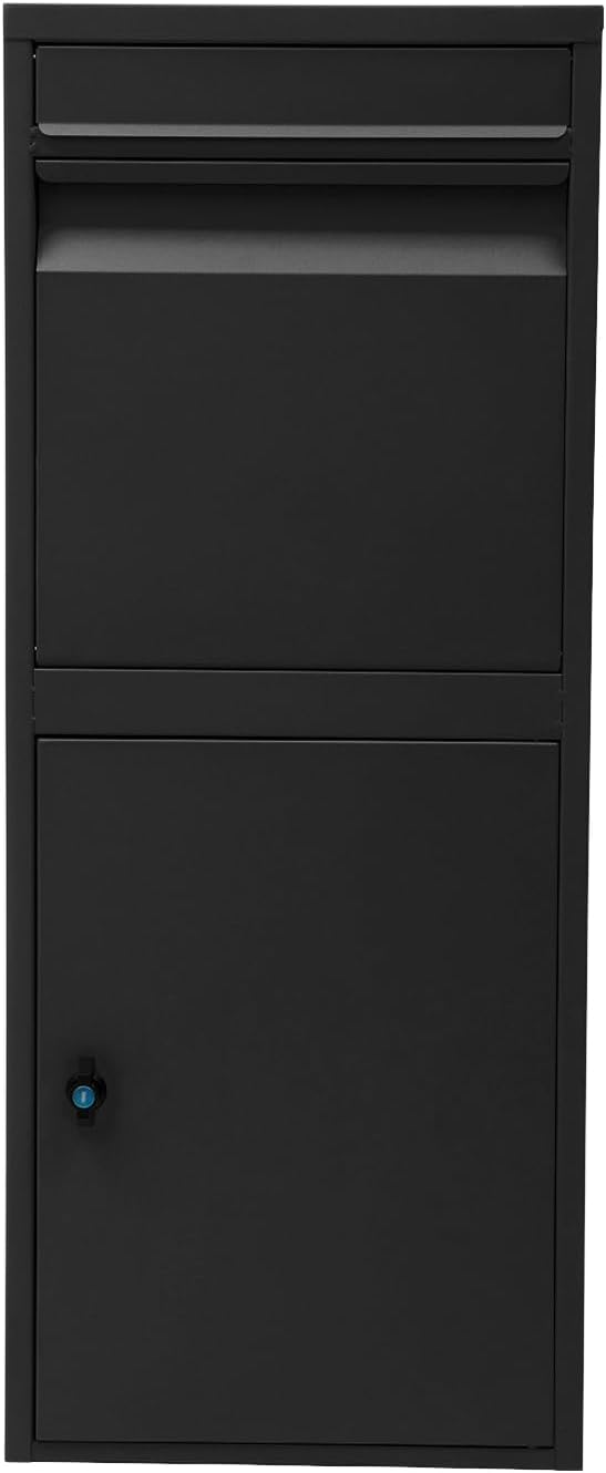 Outdoor Parcel Letterbox – Large Pillar Mailbox 410×380×1200mm for Mail & Packages