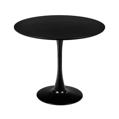 Celeste Black Round Cafe Table