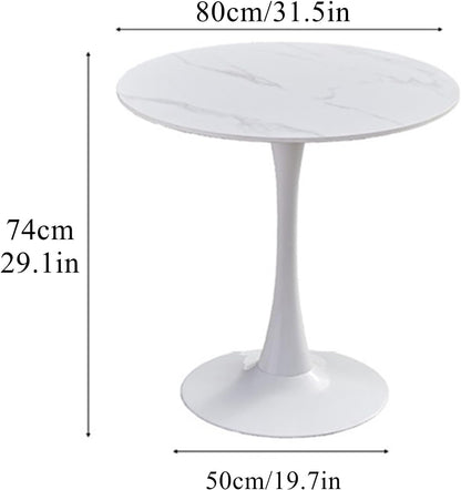 Celeste Black Round Cafe Table