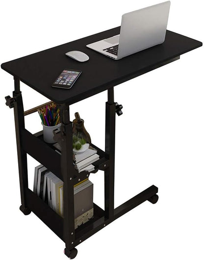 Adjustable Mobile Laptop & Side Table – Breakfast & Care Table
