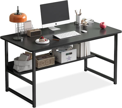 Modern Office Computer Desk and Ergonomic Chair Combo Set