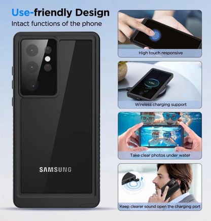 Samsung Galaxy S22 Ultra Waterproof Case Shockproof, Rugged Full Body Protection