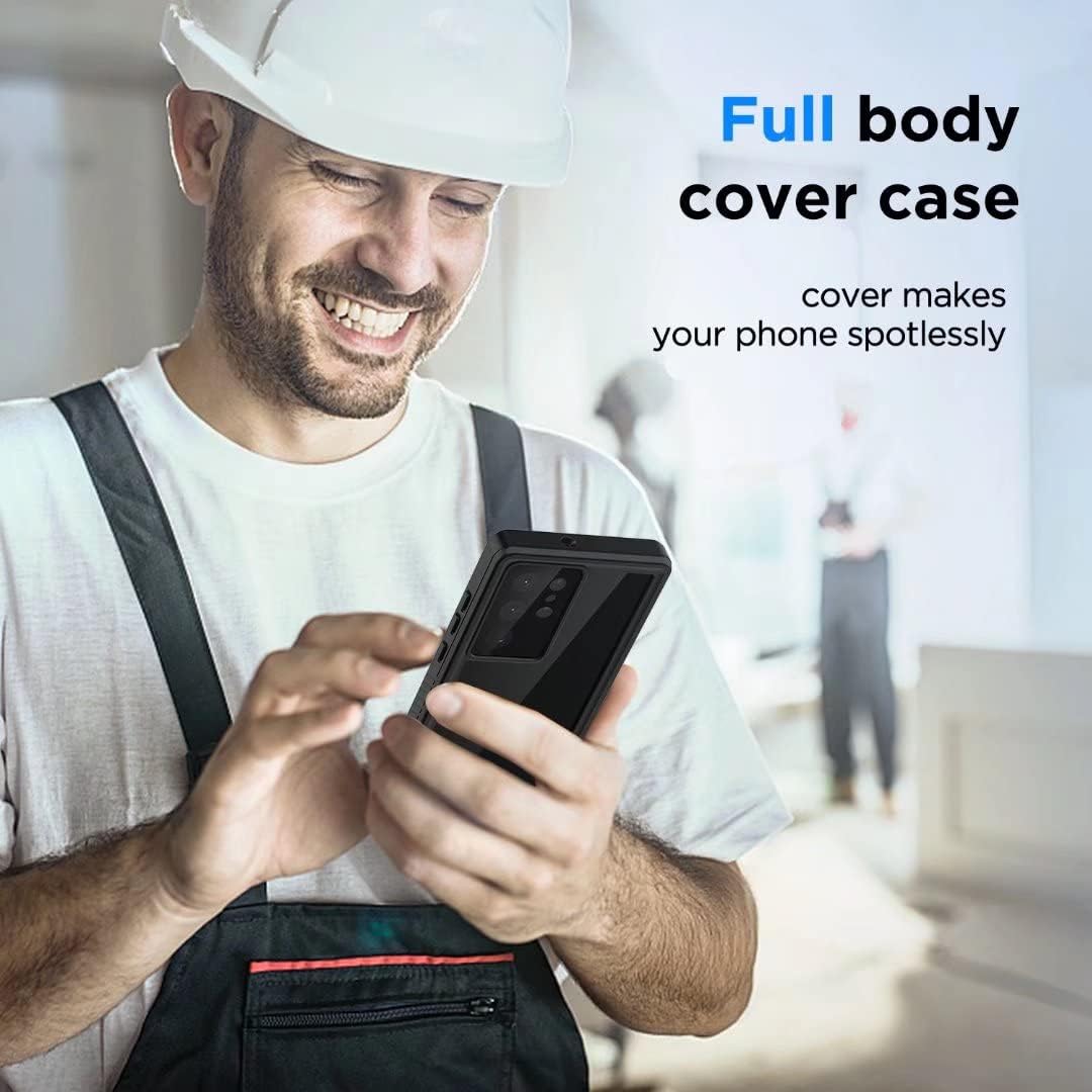 Samsung Galaxy S22 Ultra Waterproof Case Shockproof, Rugged Full Body Protection