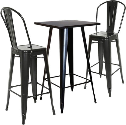 Restaurant Cafe Metal Bar Table High Table
