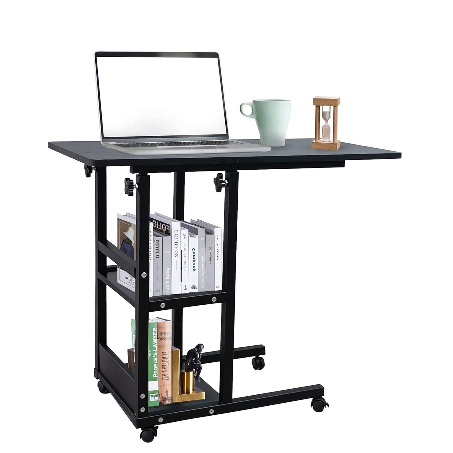 Adjustable Mobile Laptop & Side Table – Breakfast & Care Table