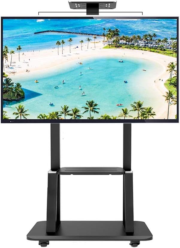 Tv Stand Cart Trolley 32 To 75 Inch Mobile Tv Cart Universal Flat Screen Rolling Trolley Console Stand +  Relaxio.