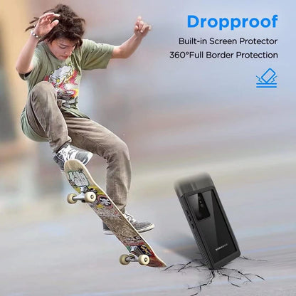 Samsung Galaxy S22 Ultra Waterproof Case Shockproof, Rugged Full Body Protection