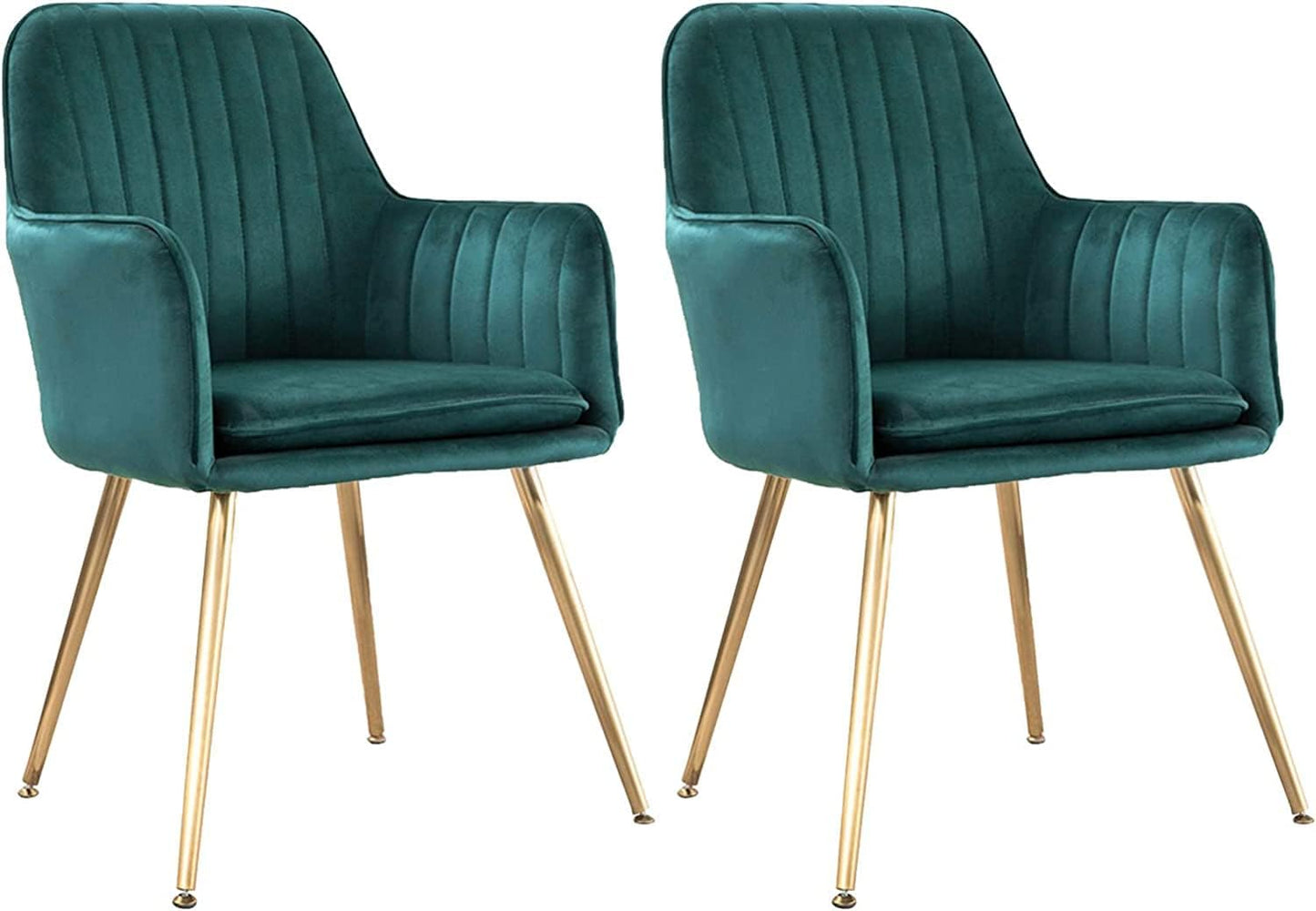 Velvet Lounge Chairs – Modern Design Set Of 2 Pcs Chair