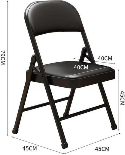 Folding Chairs with Padded Seats – 4 Piece Set