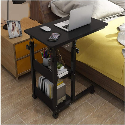 Adjustable Mobile Laptop & Side Table – Breakfast & Care Table