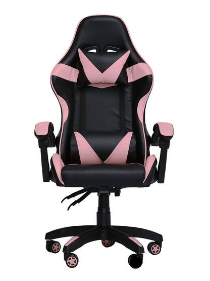 Adjustable Gaming Chair with Lumbar Support and Headrest for Home & Office