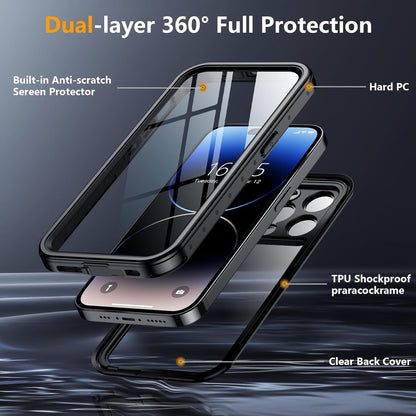 iPhone 14 Pro Waterproof Phone Case Cover