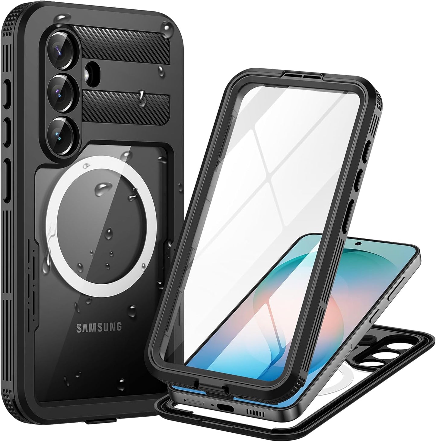 Samsung Galaxy S26 Waterproof IP68 Built in Screen Lens Protector Case