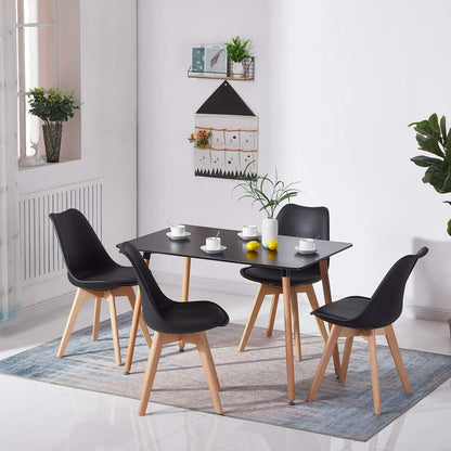 Modern Dining Table with 4 Chairs Versatile and Stylish