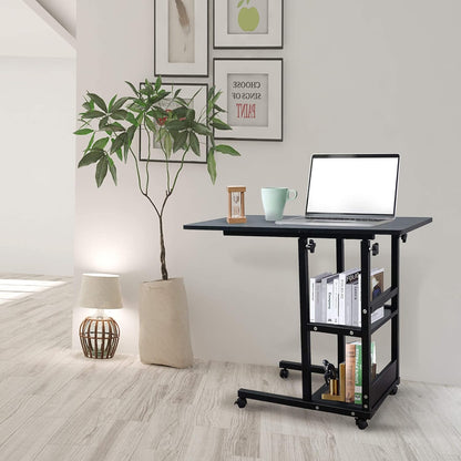 Adjustable Mobile Laptop & Side Table – Breakfast & Care Table