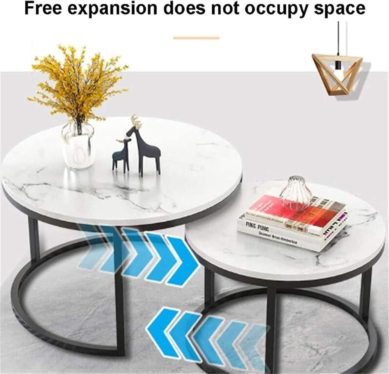 Nested Coffee Table – Round Stacking Coffee Tables Coffee Table