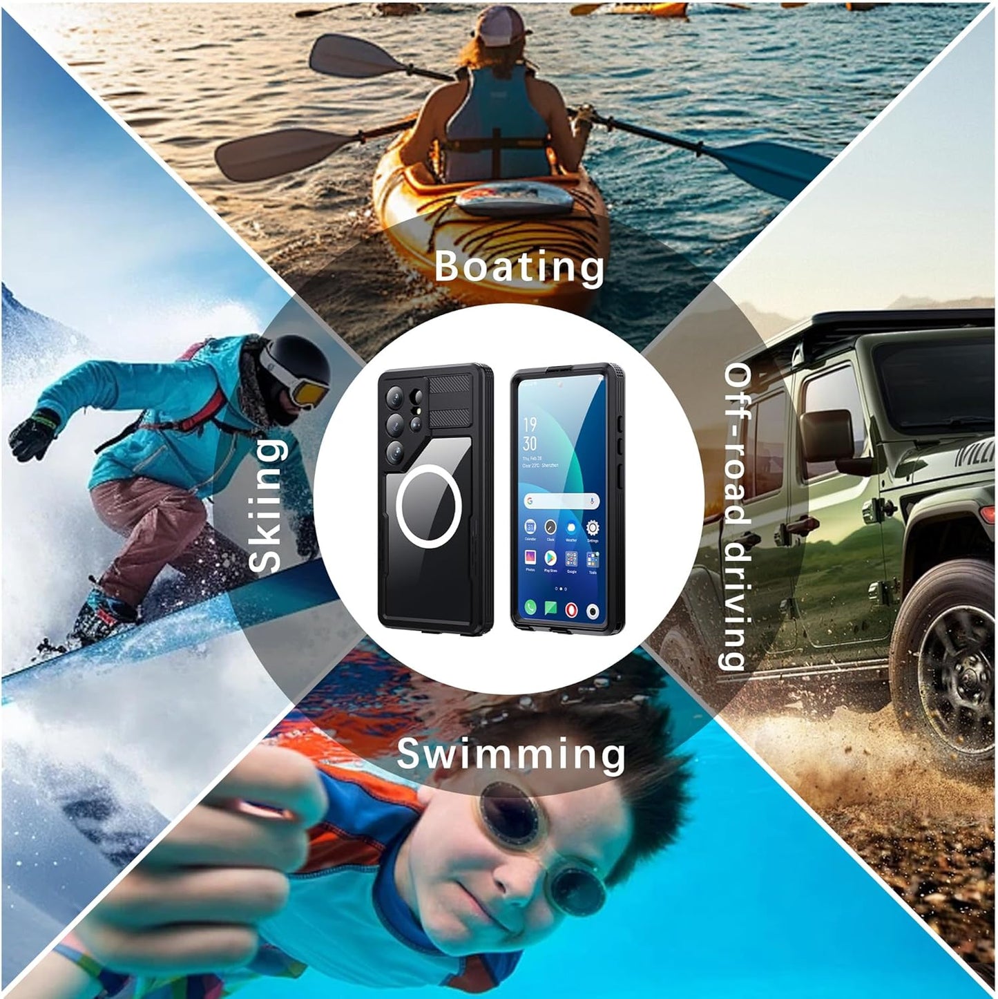 Samsung Galaxy S26 Ultra Waterproof Case Shockproof Dustproof Case