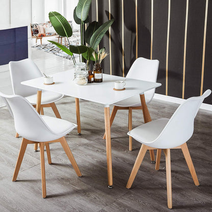 Modern Dining Table with 4 Chairs Versatile and Stylish