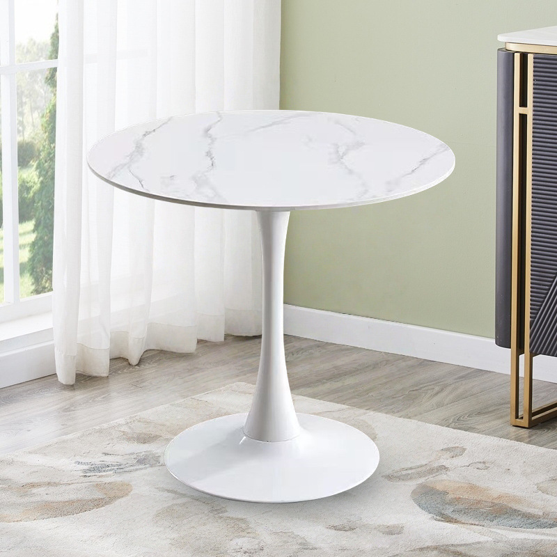 Celeste Black Round Cafe Table