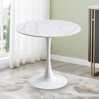 Celeste Black Round Cafe Table