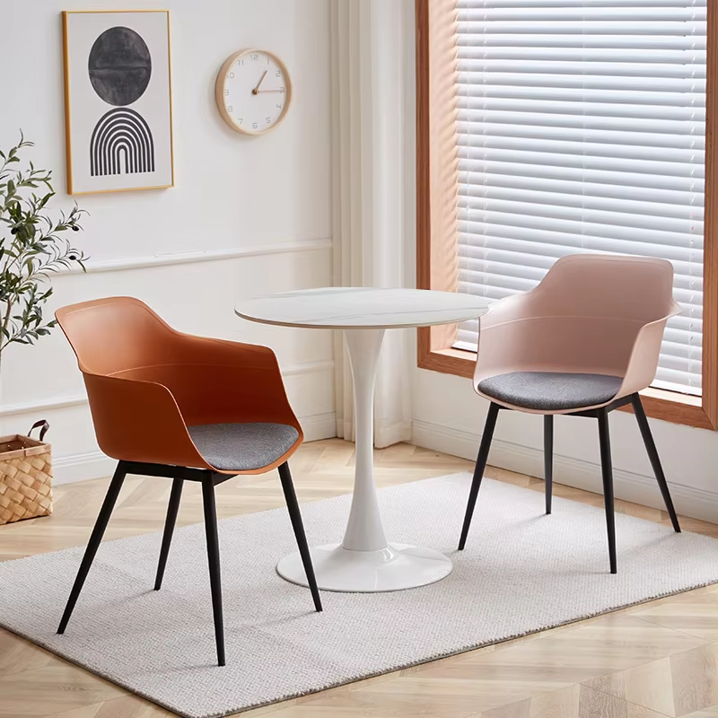 Celeste Black Round Cafe Table